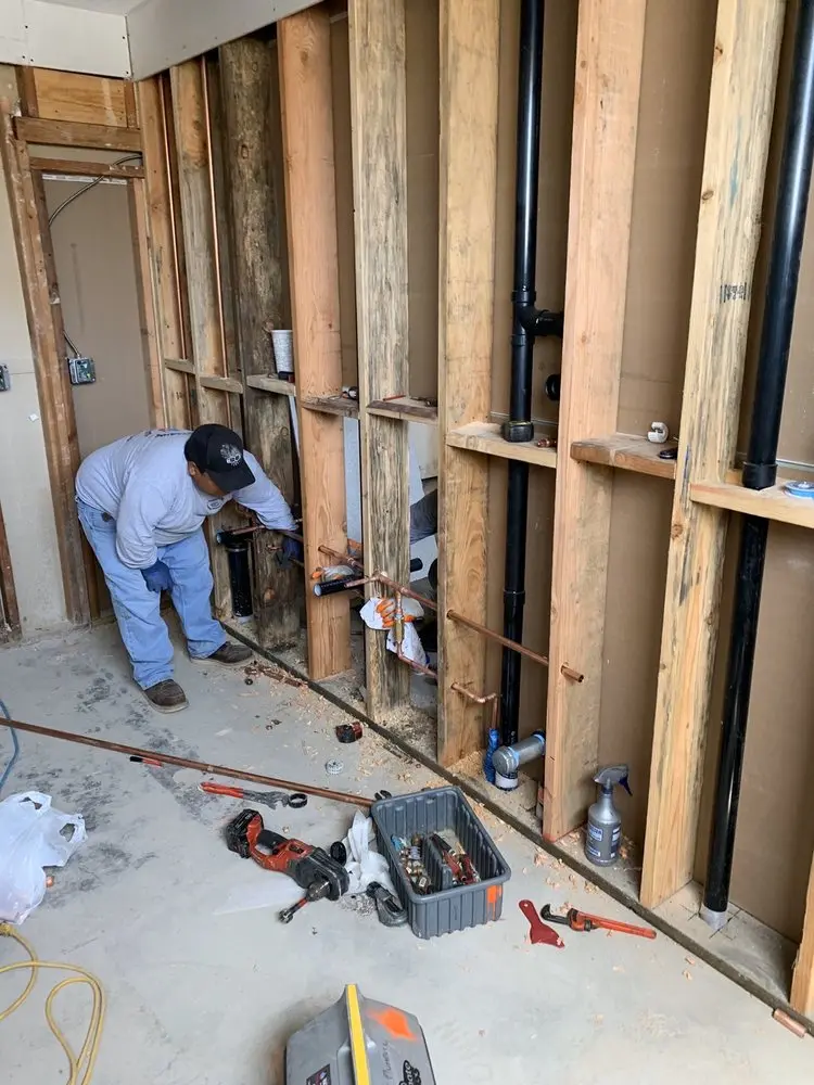 Commercial rough-in plumbing for Gas Line Repair in Washington Virginia Vale